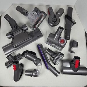 Lot Of 13 Genuine Dyson Vacuum Cleaner Accessory Tools Attachments Parts Brushes